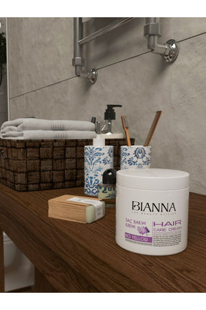 Bianna Mor (No Yellow) Saç Bakım Kremi - 500 ml | Dora Kozmetik