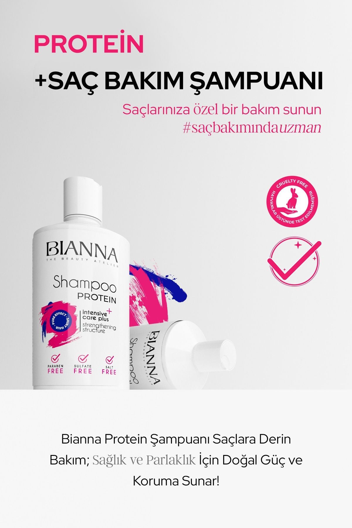 Bianna Yoğun Bakım Proteinli Şampuan – 500 ml | Dora Kozmetik