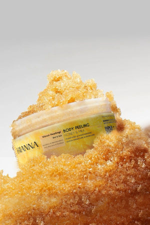 Bianna Vücut Peelingi - Bal & Süt Özlü Nemlendirici ve Arındırıcı Vücut Peelingi - 200 ml | Dora Kozmetik