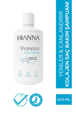 Bianna Collagen 3'lü Saç Bakım Seti - Şampuan - Serum - Krem | Dora Kozmetik