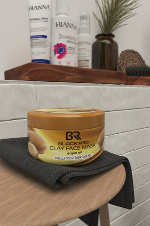 Black Red Kil Maskesi Anti-aging Ve Nemlendirici Yüz Maskesi Argan Içerikli Killi Yüz Maskesi - 400g | Dora Kozmetik