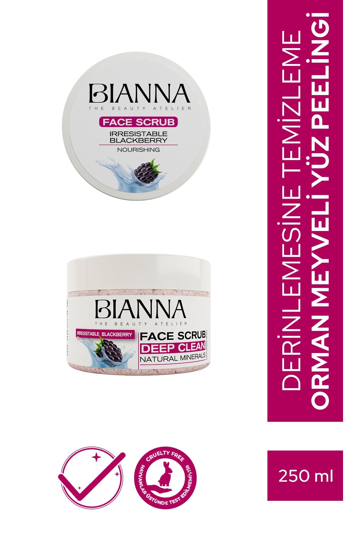 Bianna Orman Meyveli Yüz Peelingi | Besleyici & Arındırıcı & Yatıştırıcı - 250ml | Dora Kozmetik
