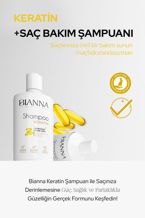 Bianna Keratinli Yoğun Bakım Şampuanı – 500 ml | Dora Kozmetik