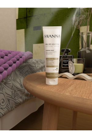 Bianna Altın Maske Antiaging Yaşlanma Karşıtı Soyulabilir Maske Ginseng Maske Siyah Nokta Karşıtı - 100 ml | Dora Kozmetik