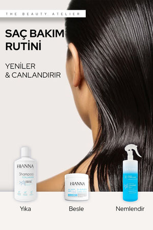 Bianna Çift Fazlı Kolajen İçeren Fön Suyu Nemlendirir & Canlandırır - 400 ml | Dora Kozmetik