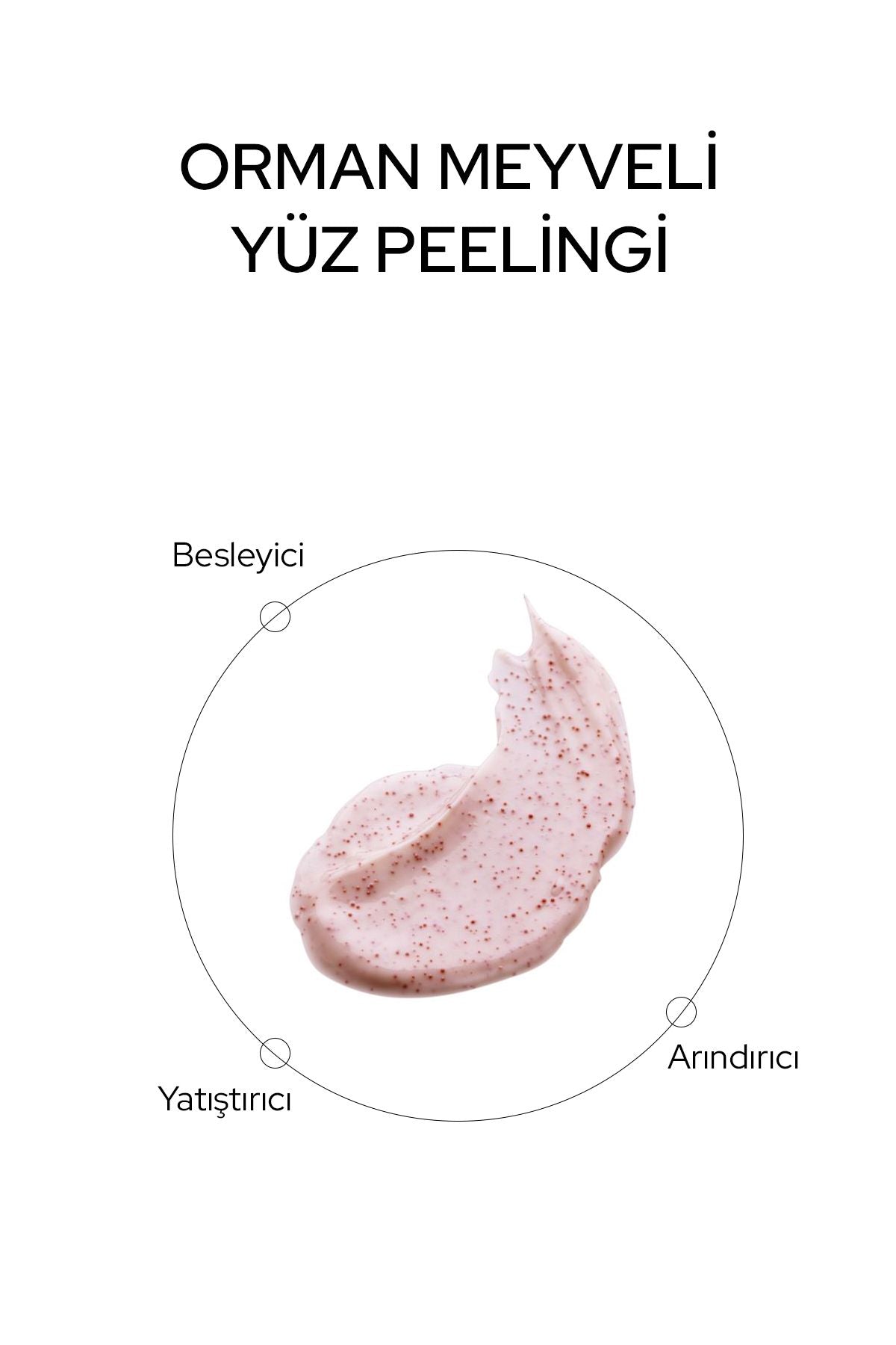 Bianna Böğürtlenli Yüz Peelingi | Besleyici & Arındırıcı & Yatıştırıcı - 500ml | Dora Kozmetik