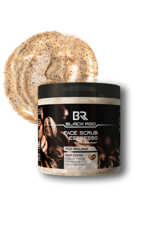 Black Red Espresso Ve Kafeinli Yüz Peelingi - Antioksidan Etkili Canlandırıcı Ve Yüz Peelingi - 500 ml | Dora Kozmetik