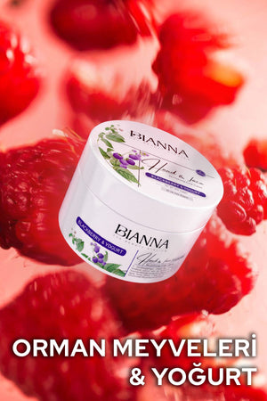 Bianna E Vitaminli El Ve Yüz Kremi Orman Meyveli Ve Yoğurt Özlü Canlandırıcı Yüz Kremi - 250ml | Dora Kozmetik