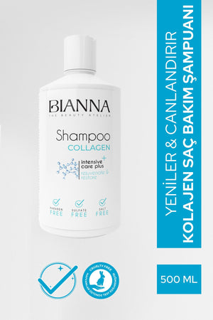 Bianna Kolajenli Yoğun Bakım Şampuanı – 500 ml | Dora Kozmetik