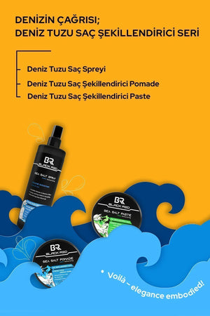 Black Red Wax Saç Şekillendirici Wax Sea Salt Paste Deniz Tuzlu Wax Mat Doğal Görünüm Orta Sertlik - 120 ml | Dora Kozmetik
