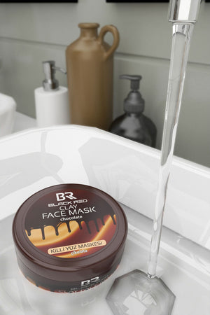 Black Red Kil Maskesi Yüz Maskesi Çikolata İçerikli Killi Yüz Maskesi - 400g | Dora Kozmetik