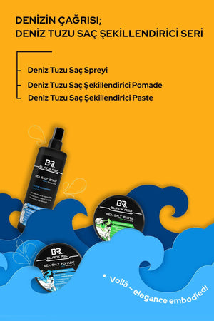 Black Red Wax Saç Şekillendirici Wax Sea Salt Pomade Deniz Tuzlu Wax Güçlü Tutuş - 120 ml | Dora Kozmetik