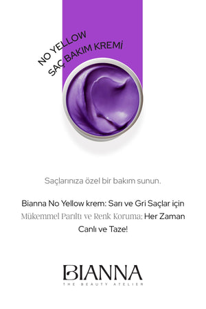 Bianna Mor (No Yellow) Saç Bakım Kremi - 500 ml | Dora Kozmetik