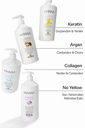 Bianna Argan Özlü Yoğun Bakım Şampuanı – 1000 ml | Dora Kozmetik