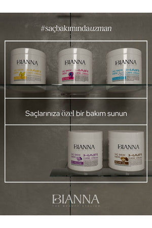 Bianna Kolajenli Saç Bakım Kremi - 500 ml | Dora Kozmetik