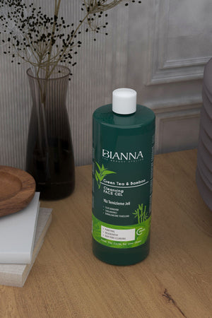 Bianna Yeşil Çay ve Bambu Özlü Yüz Yıkama Jeli 400 ml | Dora Kozmetik