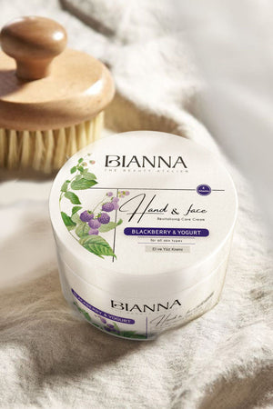 Bianna E Vitaminli El Ve Yüz Kremi Orman Meyveli Ve Yoğurt Özlü Canlandırıcı Yüz Kremi - 250ml | Dora Kozmetik