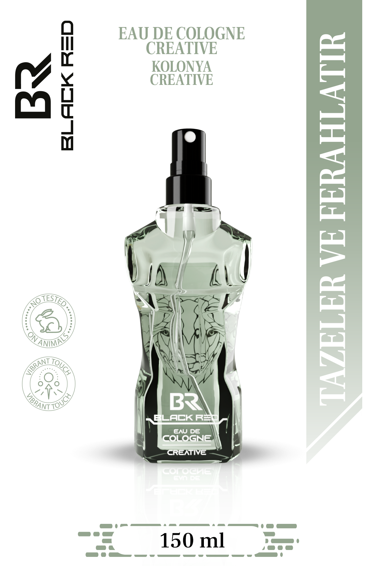 Black Red Eau de Cologne Creative 150 ml