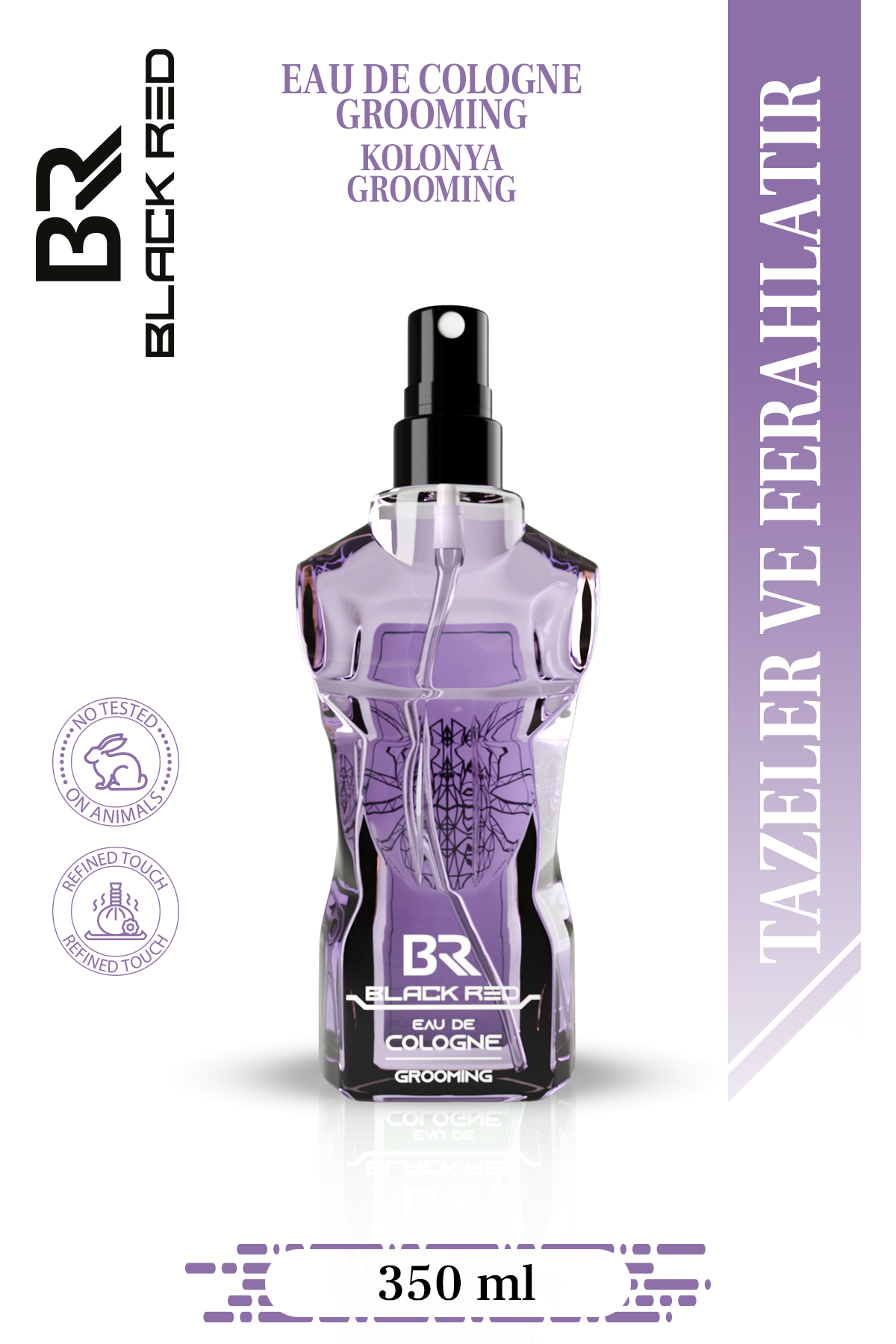 Black Red Eau de Cologne Grooming – Refined Touch 350 ml