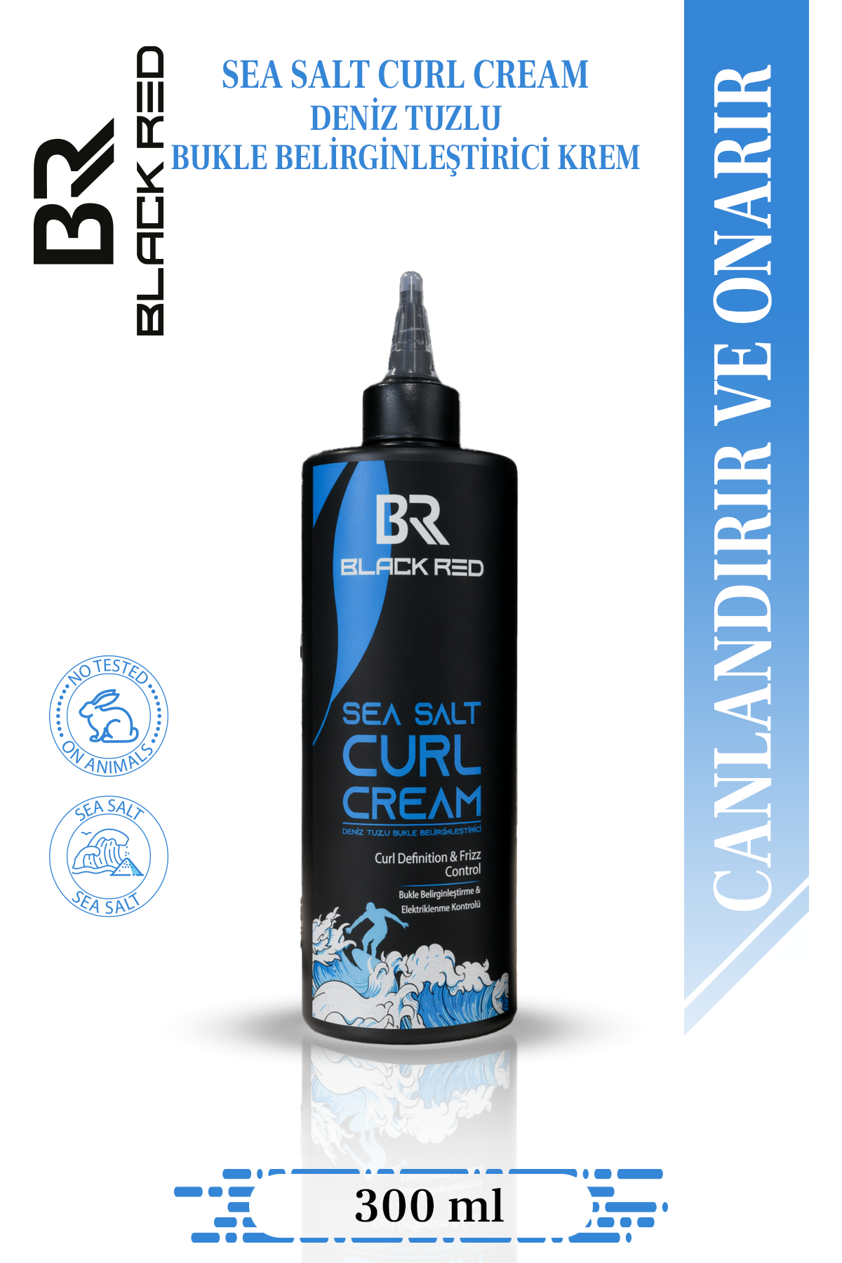 Black Red Sea Salt Curl Cream 300 ml