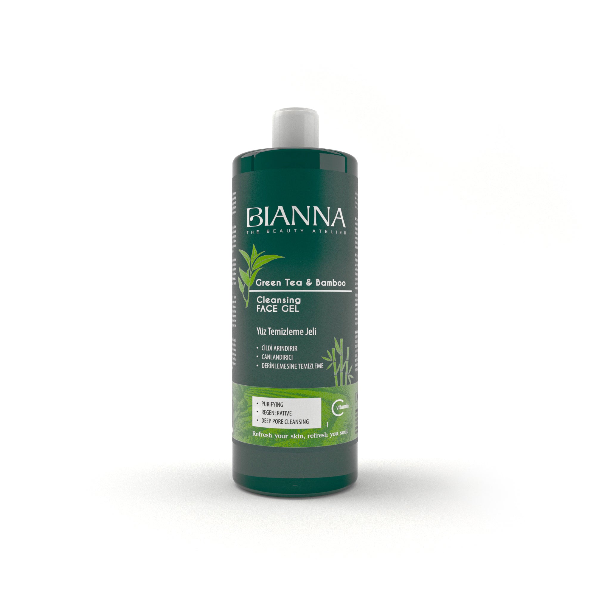 Bianna Green Tea And Bamboo Face Gel 400 ml