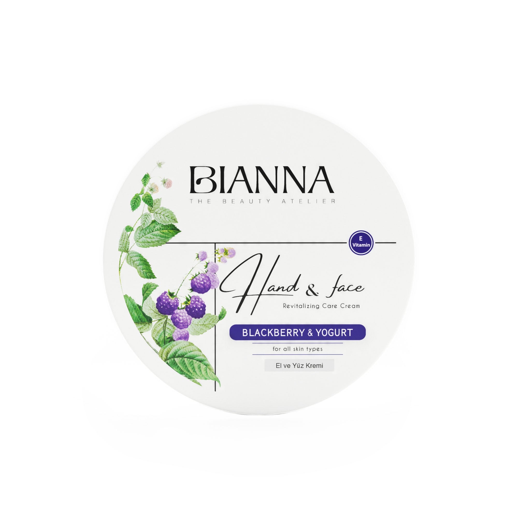 Bianna Hand And Face Cream Blackberry And Yogurt 250 ml