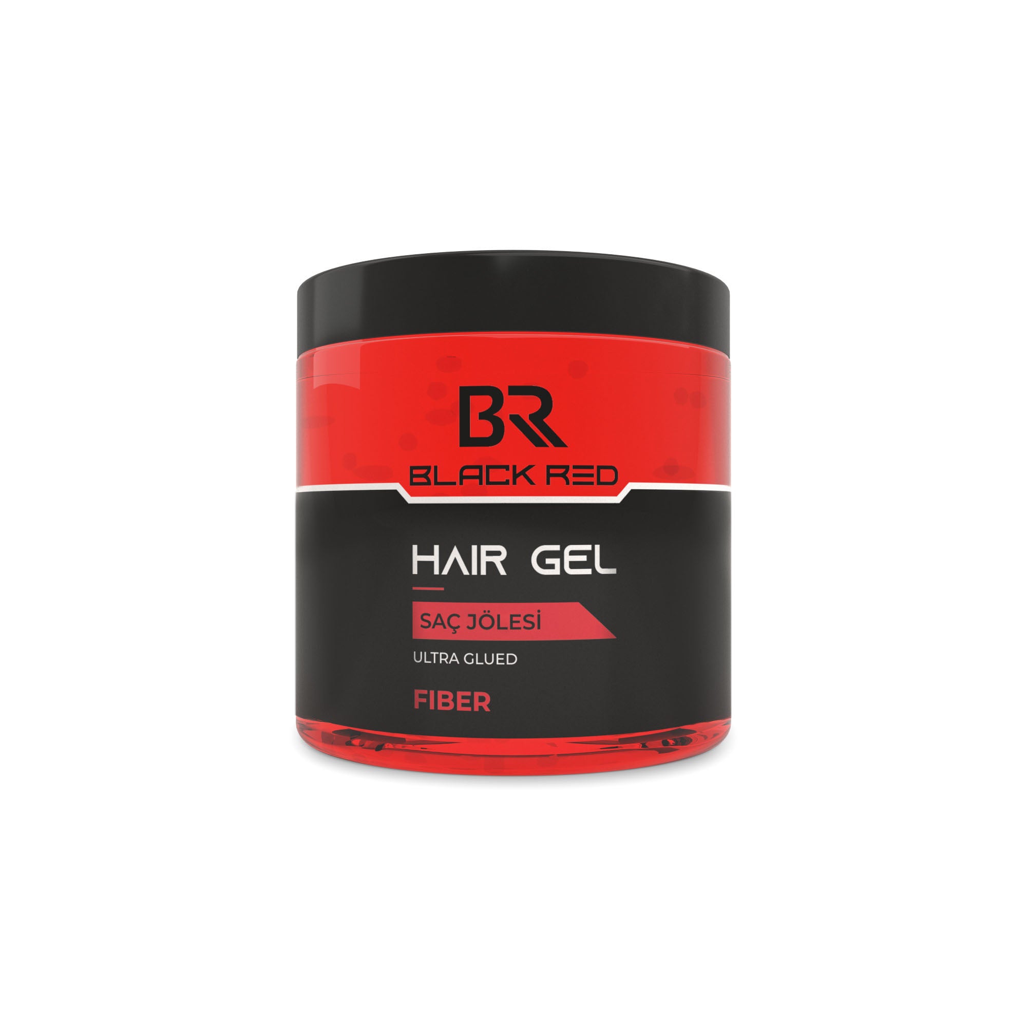 Black Red Hair Gel Ultra Glued Fiber 500 ml