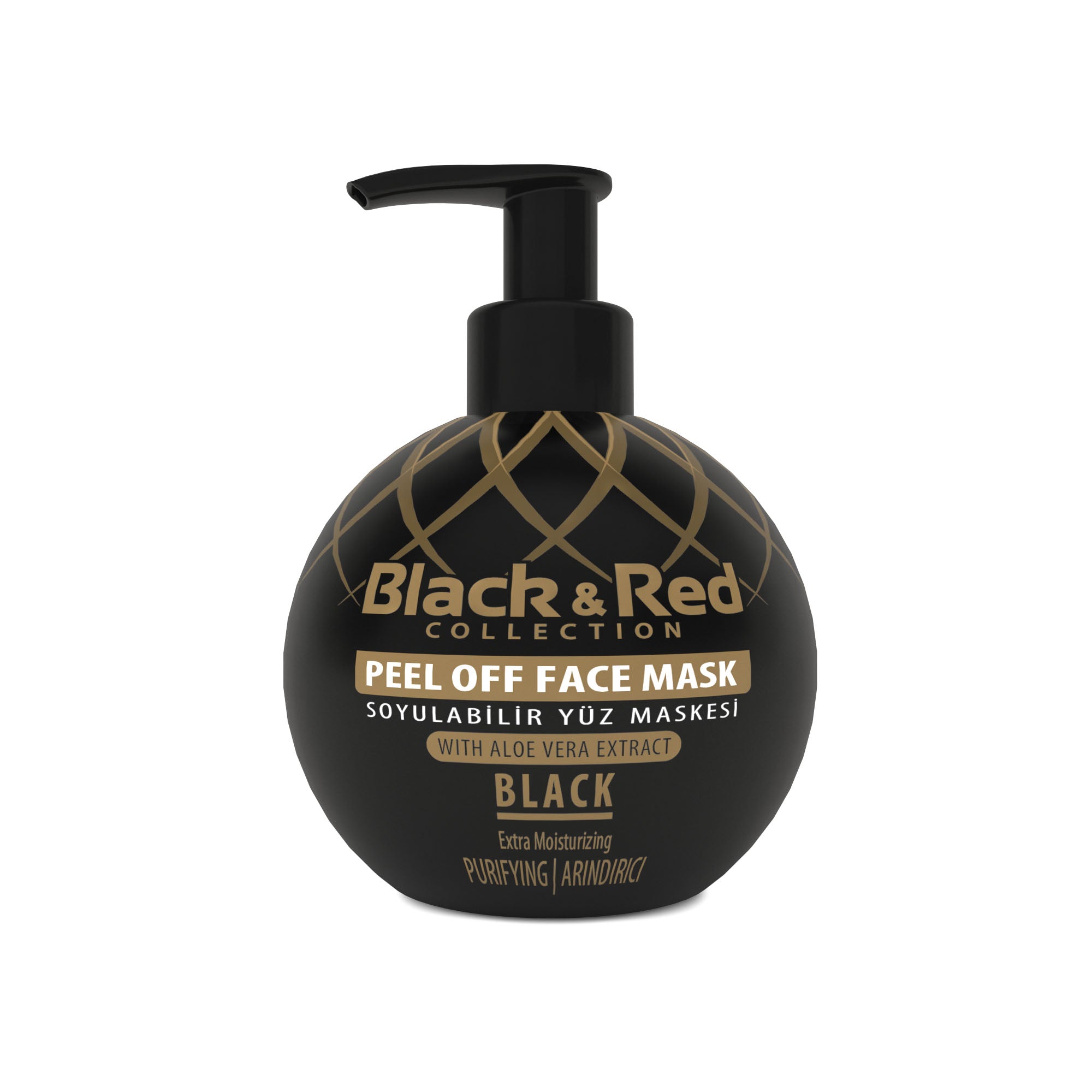 Black Red Peel Off Face Mask Black 250 ml