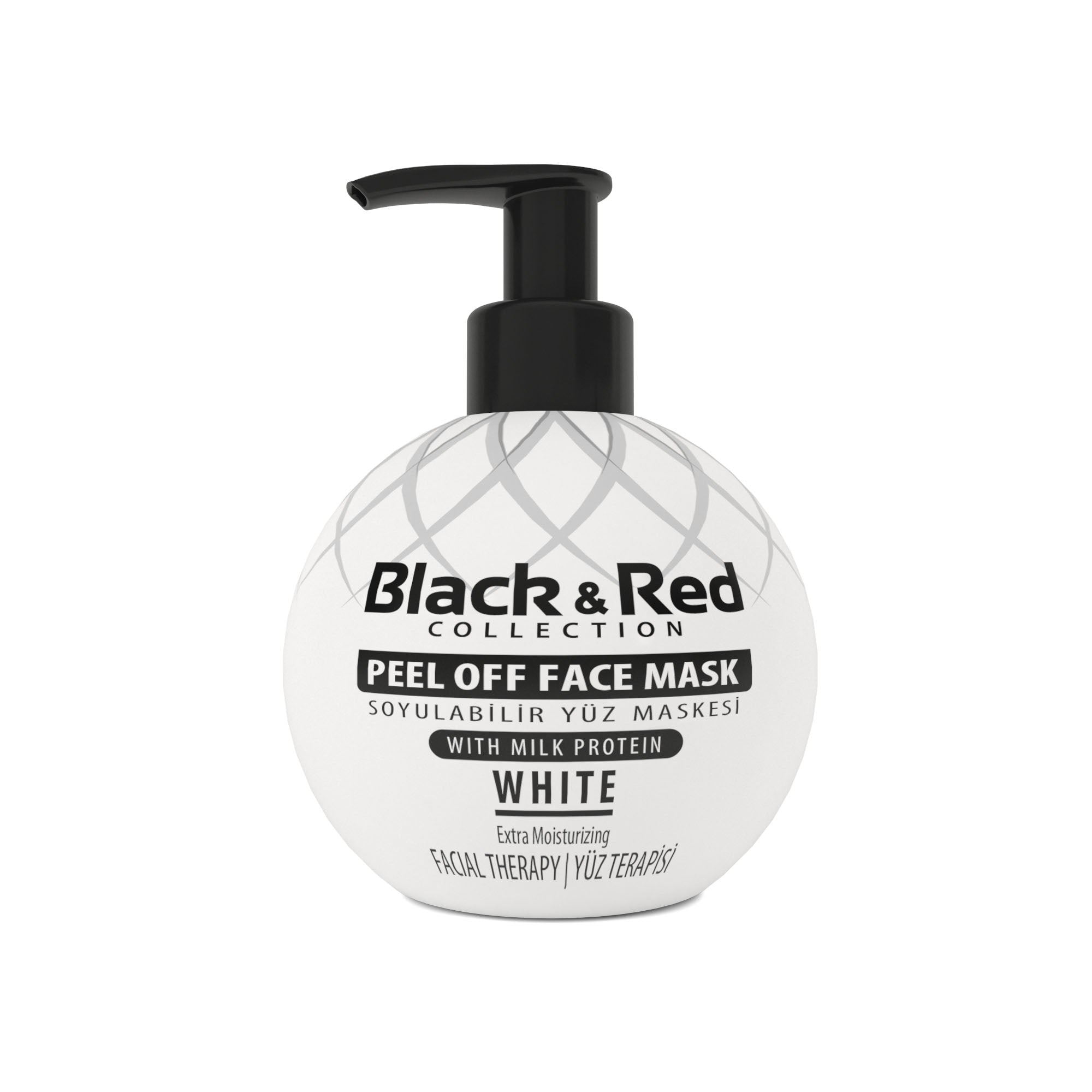 Black Red Peel Off Face Mask White 250 ml