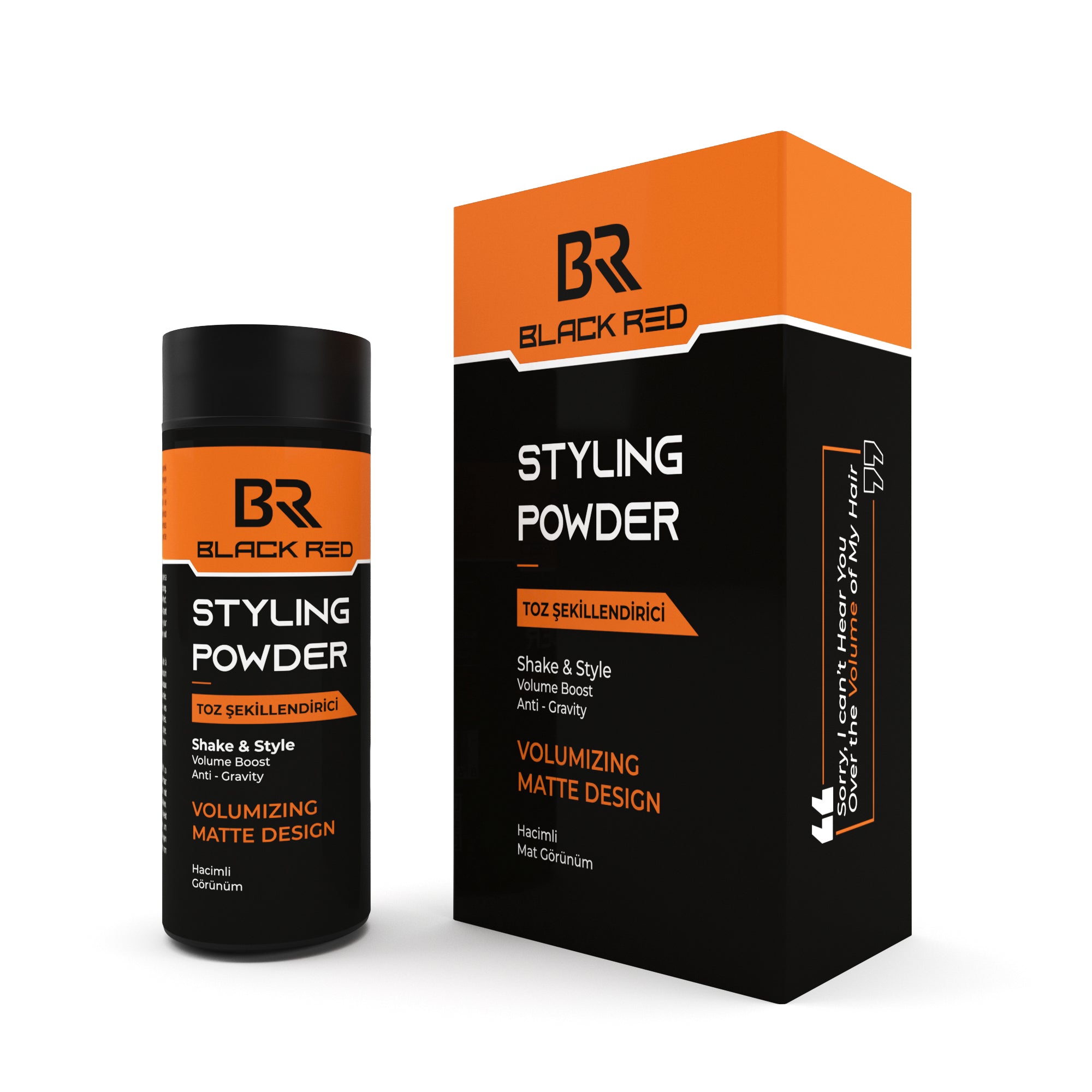 Black Red Styling Powder Wax Matte 20 gr