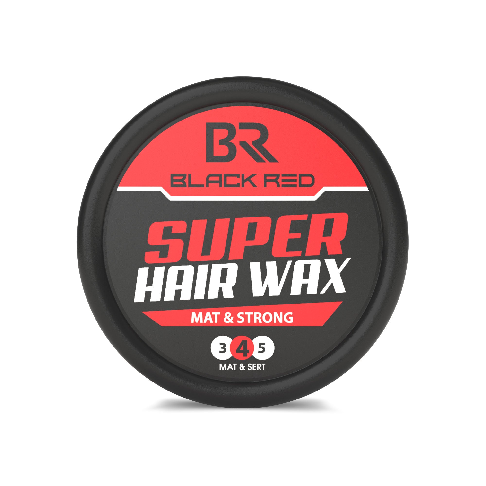 Black Red Super Hair Wax Mat Strong 150 ml