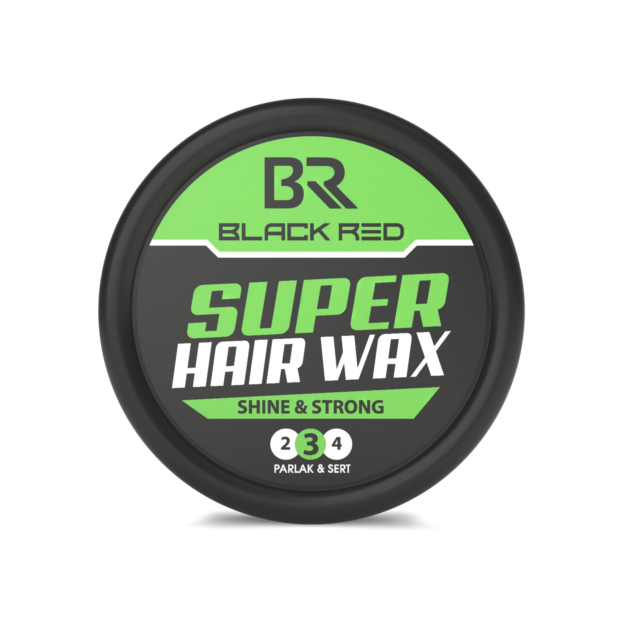 Black Red Super Hair Wax Shine Strong 150 ml